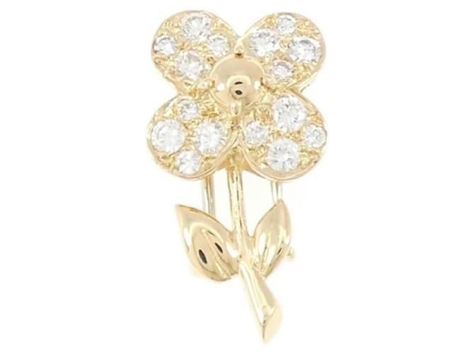 Broche Trefle Van Cleef & Arpels Doré 
