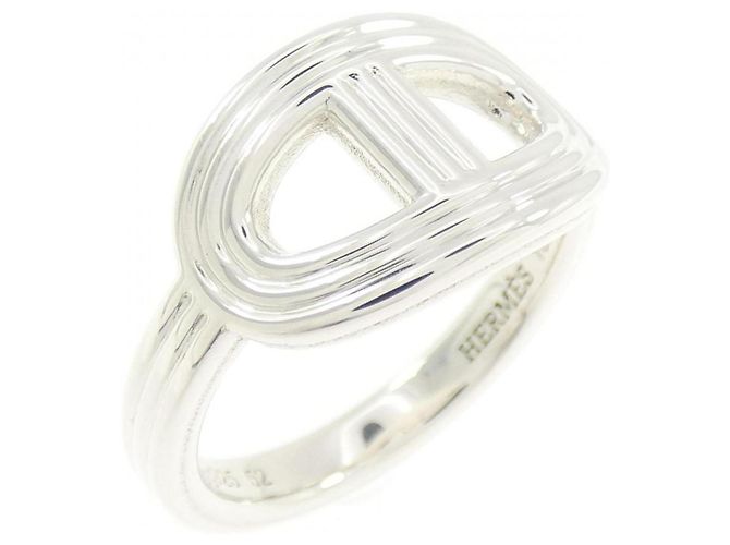 Ring Hermes Hermès Chaine d'Ancre 24 Anillo Plata