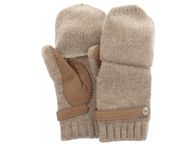 Hermès Luvas de cashmere 2 em 1 Hermes Baltimore Marrom