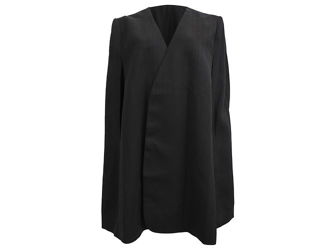 Blazer Cape Dinner Totême in viscosa nera Nero