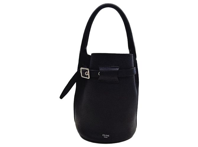 Céline Grande Borsa a Secchiello Nano e Borsa a Spalla Nera Nero