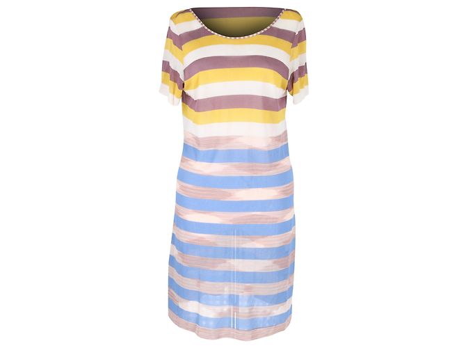 Mini abito a righe Missoni Mare in viscosa multicolore