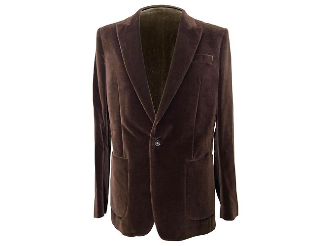 Maison Martin Margiela Blazer in velluto Maison Margiela in cotone marrone