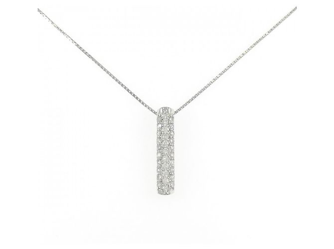 Autre Marque Collana di Diamanti PT900 PT850 Argento