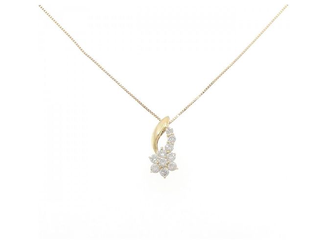 Autre Marque Au750 Diamant Halskette Golden