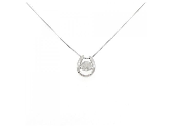 Autre Marque Collana di Diamanti PT900 PT850 Argento