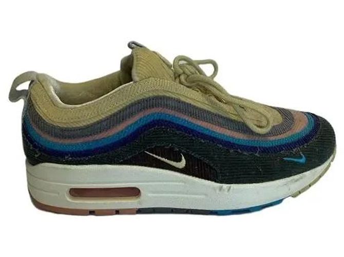 Nike Air Max 1/97 Sean Wotherspoon Baskets Rose Beige Gris Marron foncé Bleu clair