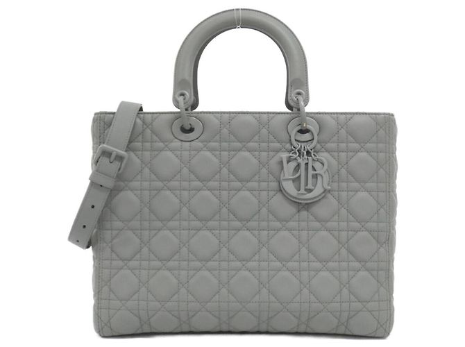 Borsa Christian Dior Lady Large Marrone