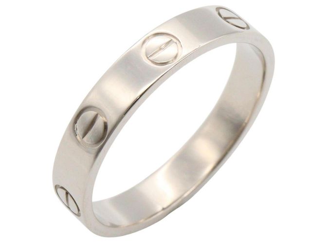 Cartier Mini Love Ring aus Weißgold Golden