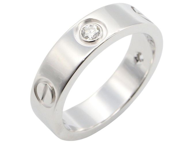 Cartier Love Ring 3PD - 18K Weißgold Diamantring Golden