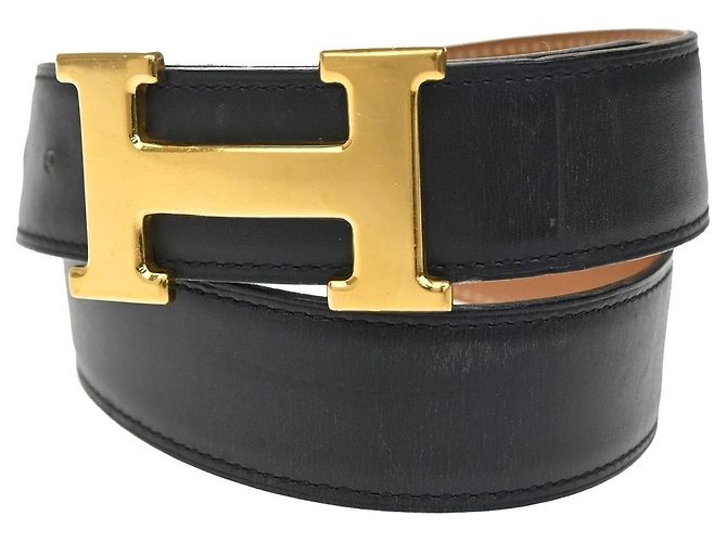 Hermès Hermes Constance Reversible Belt Leather Medium Black
