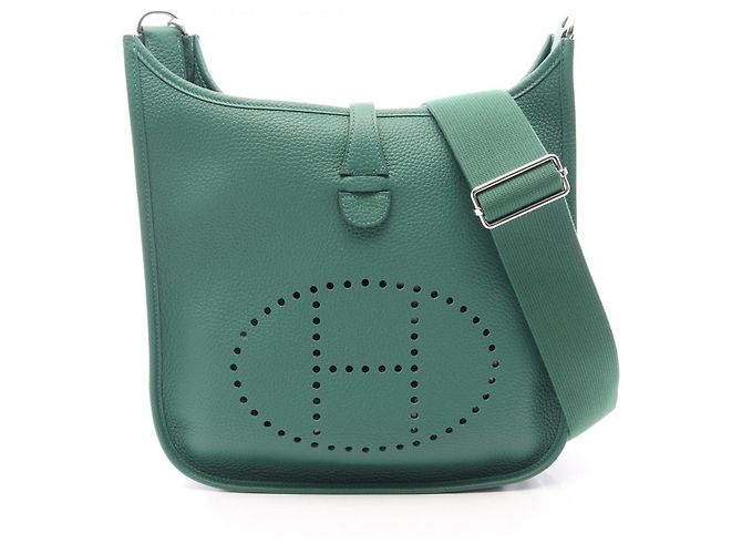 Hermès Bolsa de Ombro Hermes Evelyne 3 PM Verde
