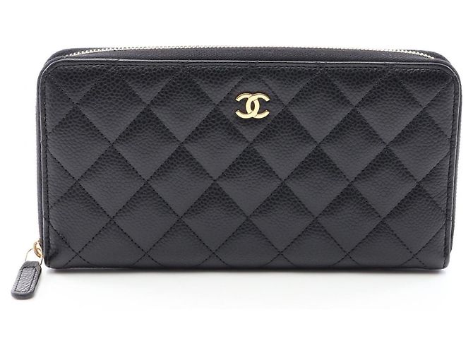 Portafoglio Long Zip Chanel Classic Nero