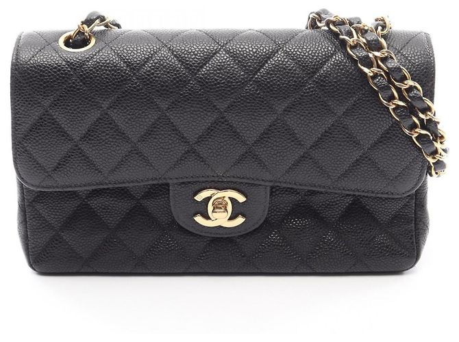 Borsa a Spalla Chanel Matelassé Double Flap Nero