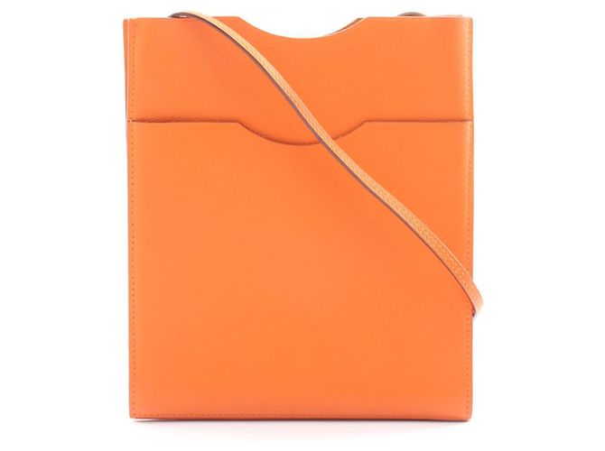 Hermès Bolso de Hombro Hermes Onimaitou 2 Orange Naranja