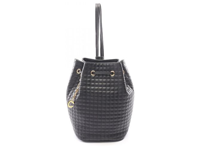 Céline Celine C-Charm Small Backpack/Handbag Black