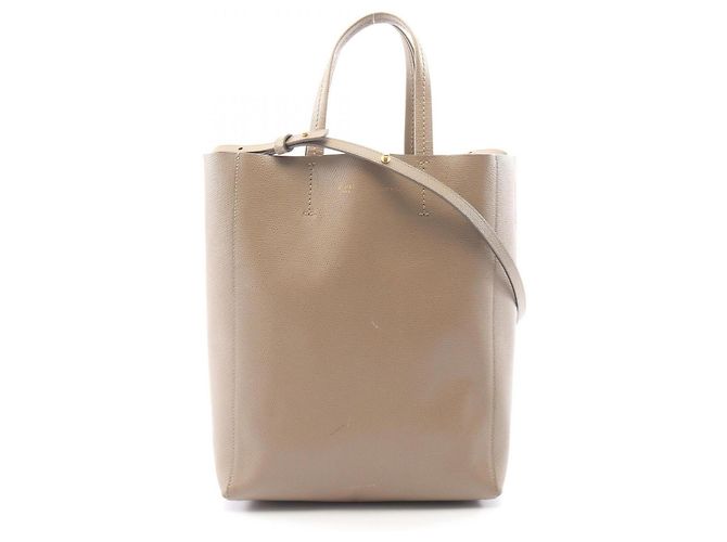 Céline Sac cabas 2-en-1 Celine Vertical Small Marron