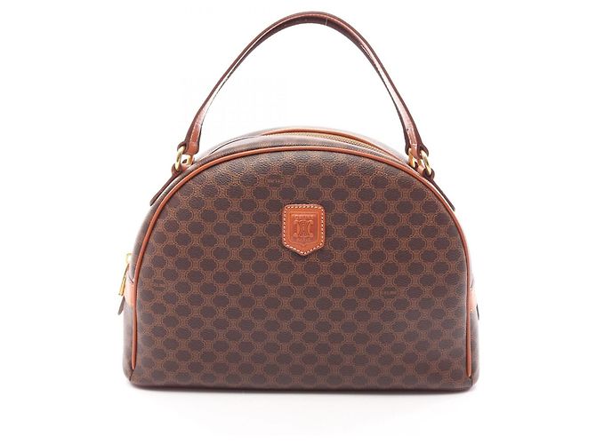 Céline Bolsa Celine Macadam Marrom