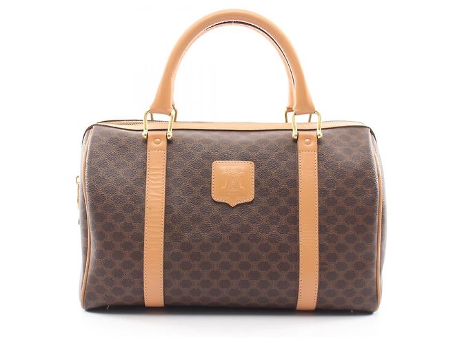 Céline Borsa Celine Macadam Marrone Beige