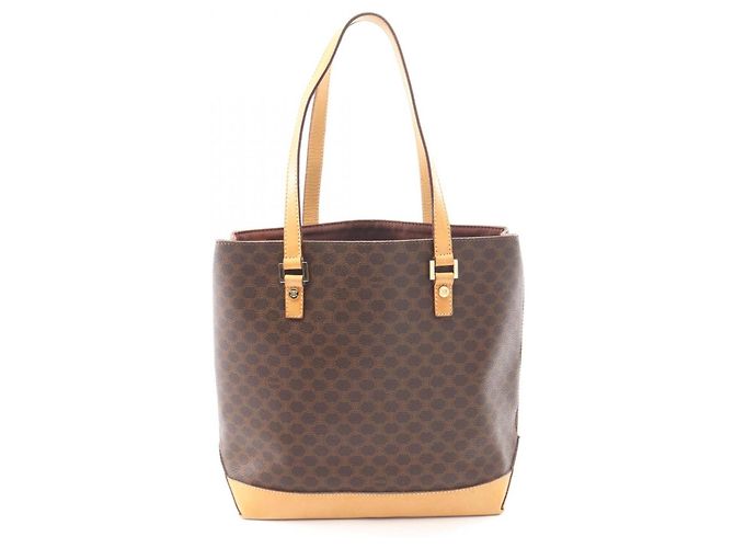 Céline Sac cabas Celine Macadam Marron