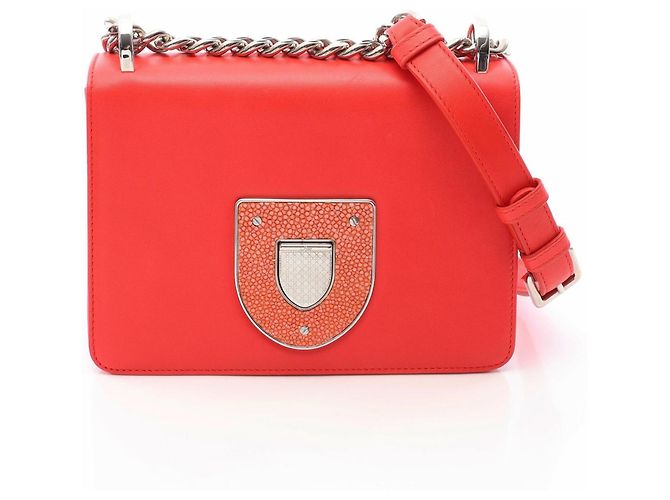 Borsa a Spalla Christian Dior Diorama Rosso