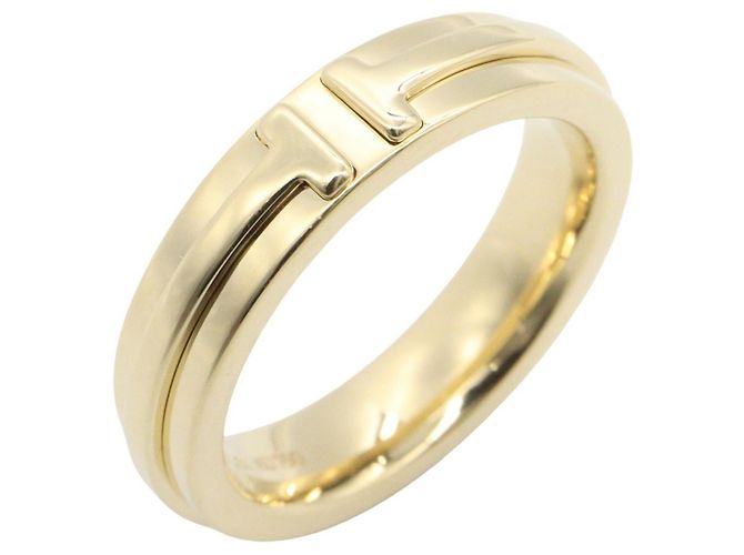 Anello T Two Narrow Band di Tiffany & Co. D'oro