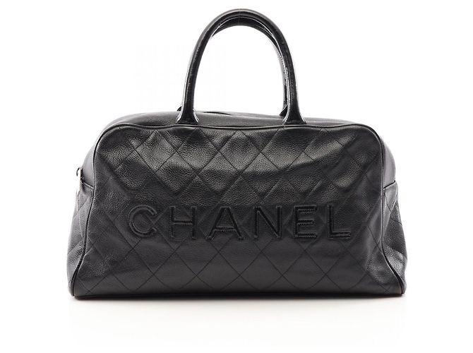 Borsa Bowling Matelassé Chanel Nero