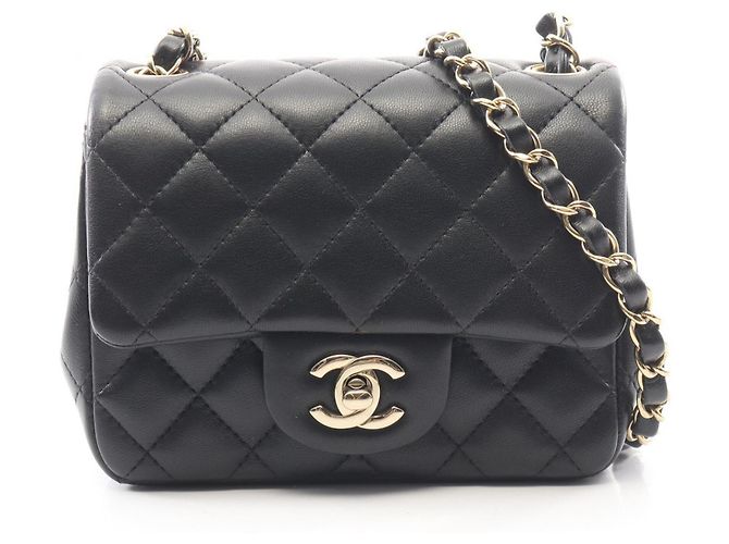 Borsa a Spalla Chanel Mini Matelassé Nero