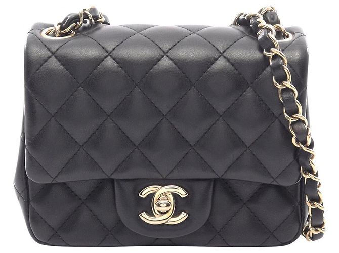 Bolsa de Alça Chanel Mini Matelassé Preto