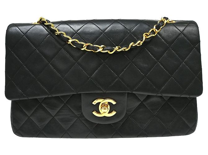 Chanel Timeless - Classic Double Flap Leather medium Black