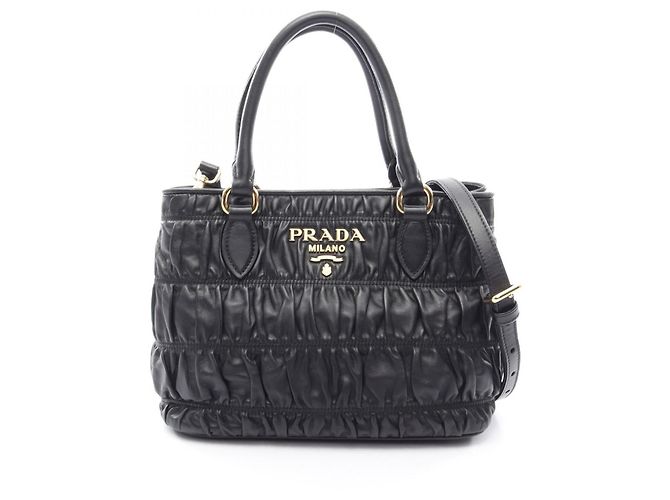 Sac à main 2Way en Tessuto + Soft CA Prada Noir