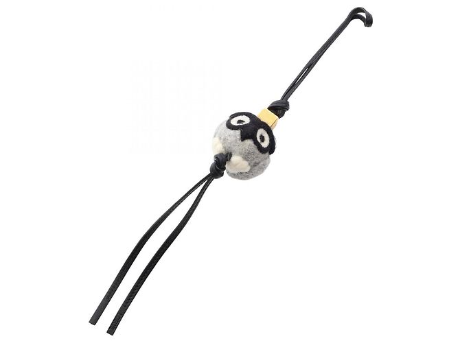 Accessorio Loewe Owl Charm Marrone Nero Bianco
