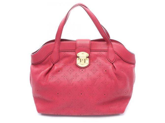 Bolsa Louis Vuitton em couro Mahina rosa