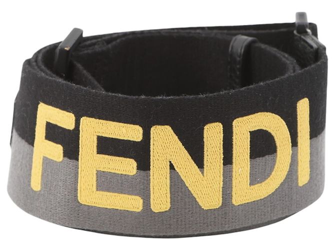 Borsa Fendi con tracolla Marrone Nero Giallo