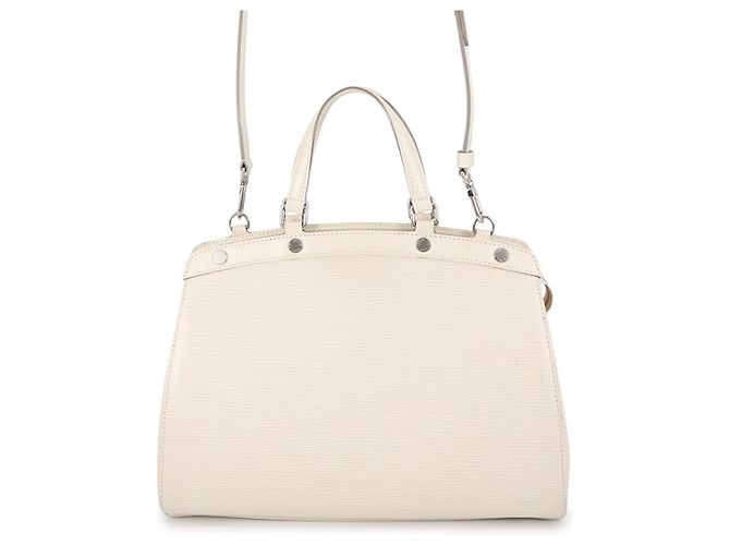 Sac à main Louis Vuitton Epi Leather MM Blanc cassé Monogramme