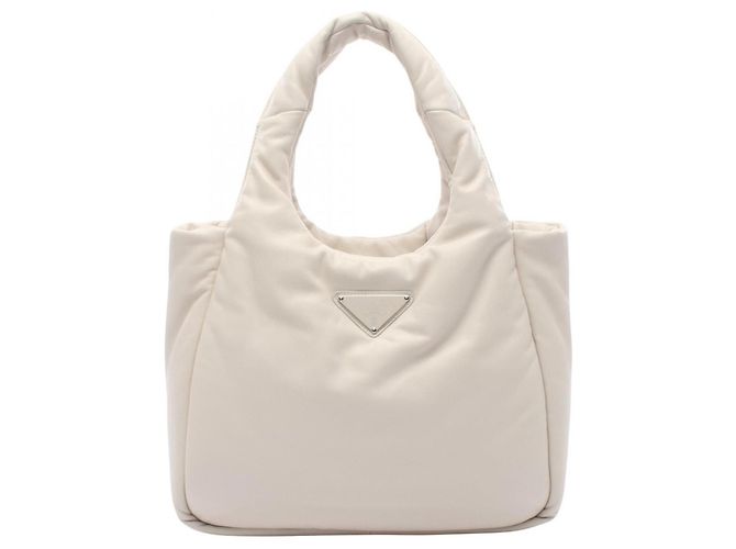 Tote Sac cabas Prada Soft Padded Blanc