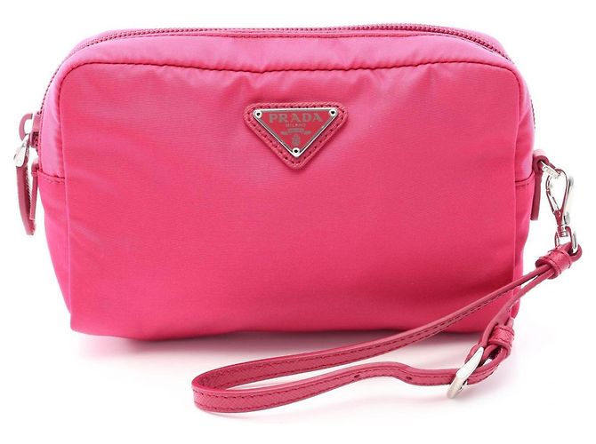 Saffiano Pochette a mano VELA Prada Rosa