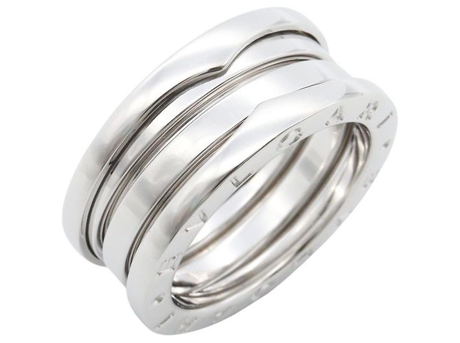 Bulgari Anillo Bvlgari B-zero1 de 3 bandas en oro blanco de 18K Plata