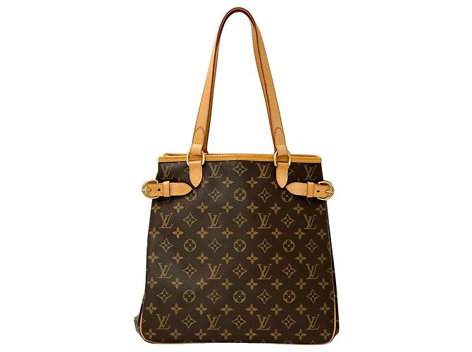 Tote vertical Louis Vuitton Batignolles Marron Monogramme