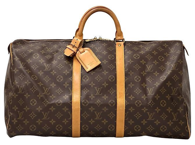 Keepall Sac Boston Monogram Louis Vuitton Marron Monogramme