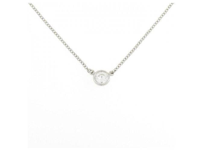 Elsa Peretti Tiffany & Co. By the Yard Platin-Diamant-Halskette