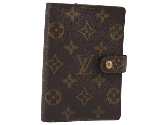LOUIS VUITTON Monogram Agenda PM Day Planner Cover R20005 LV Auth mr2629