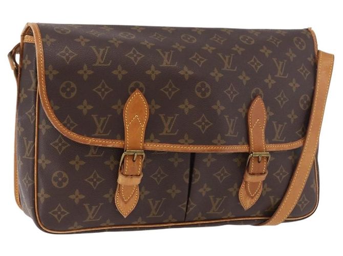 LOUIS VUITTON Sac à bandoulière Monogram Gibeciere GM M42246 LV Auth 188421