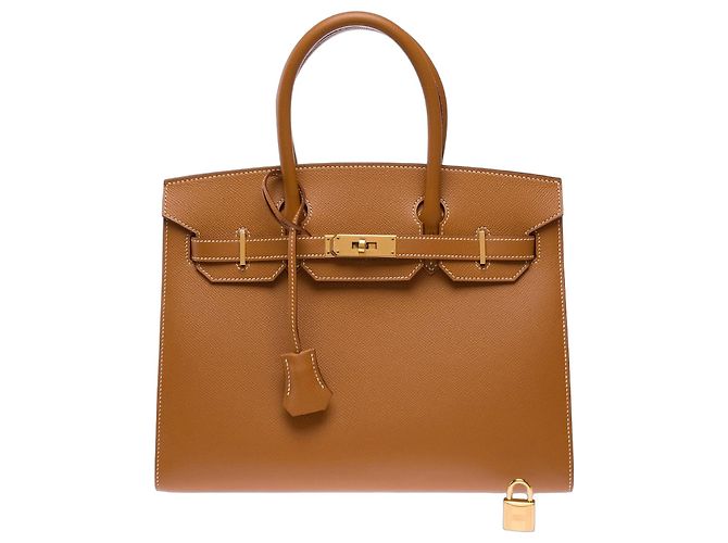 Hermès Borsa HERMES Birkin 30 in Pelle Oro - 103685 D'oro