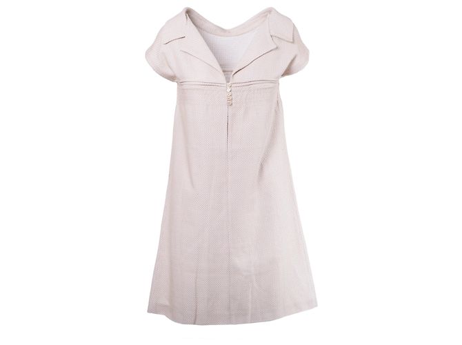 A-Linien-Hemdblusenkleid Miu Miu Beige