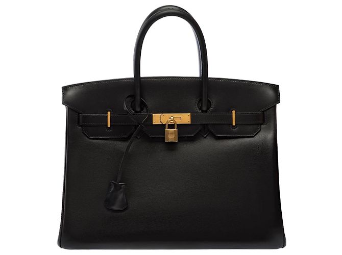 Hermès Borsa HERMES Birkin 35 in Pelle Nera - 103674 Nero