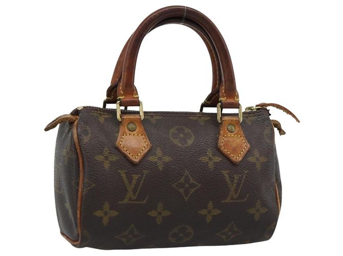 LOUIS VUITTON Sac à main Monogram Mini Speedy M41534 LV Auth 188873 Monogramme