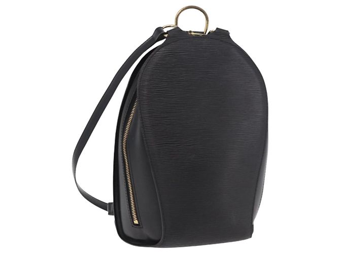 LOUIS VUITTON Epi Mabillon Backpack Black M52232 LV Auth 188865