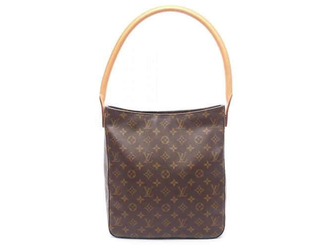 Bolsa de Ombro Louis Vuitton Looping GM Marrom