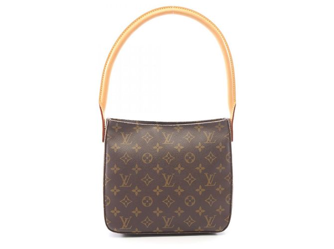 Bolsa de Ombro Louis Vuitton Looping MM Marrom